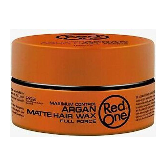Red One Maximum Control Argan Matte Hair Wax Full Force 5oz 150ml tub