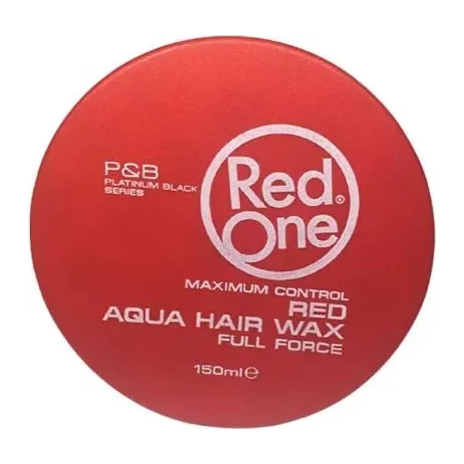 Red One Red Aqua Hair Wax 150ml strawberry scented styling wax tub