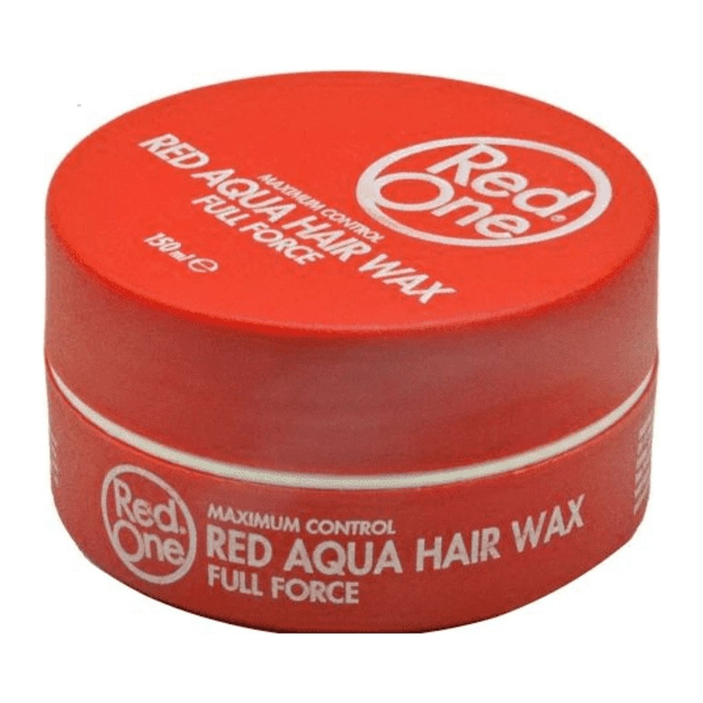 Red One Red Aqua Hair Wax 150ml strawberry scented styling wax tub