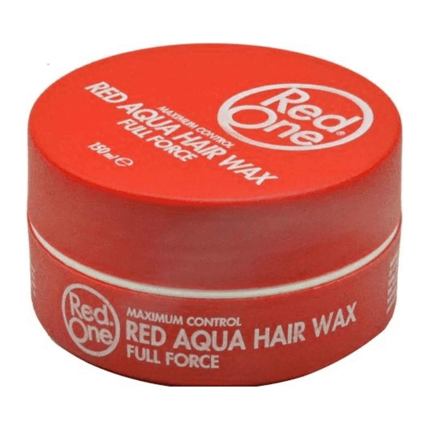 Red One Red Aqua Hair Wax 150ml strawberry scented styling wax tub