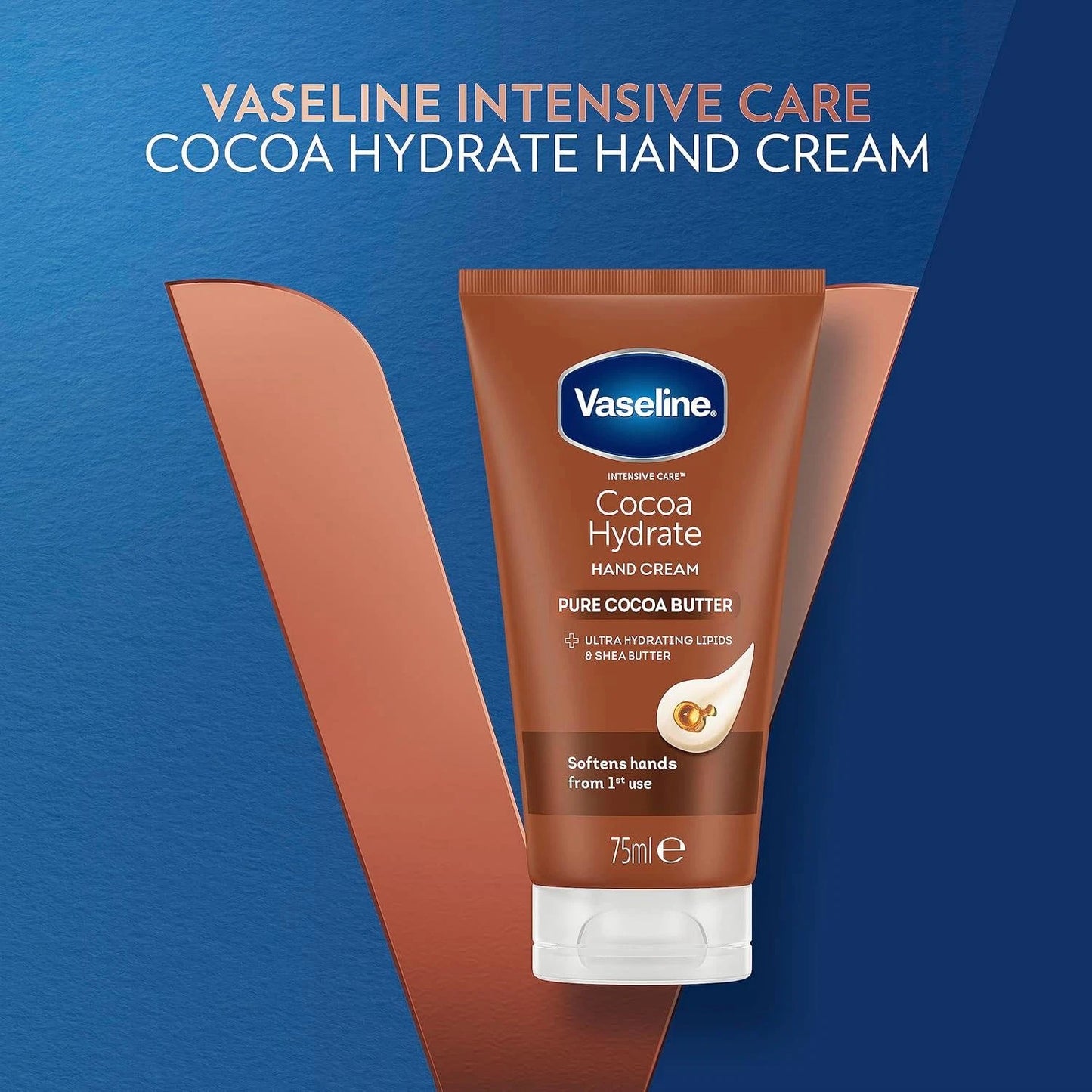 Vaseline Hand Cream Intensive Care Pure Cocoa Butter 75ml