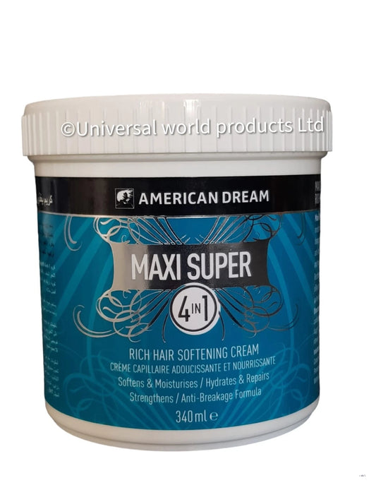 American Dream Maxi Super 4In1 Rich Hair Softening Cream - 340Ml - product detail | CC Hair & Beauty