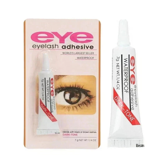 Eye Eyelash Eyelashes Glue Strong Waterproof Adhesive 7g - Dark Glue | Shop at CC Hair & Beauty UK