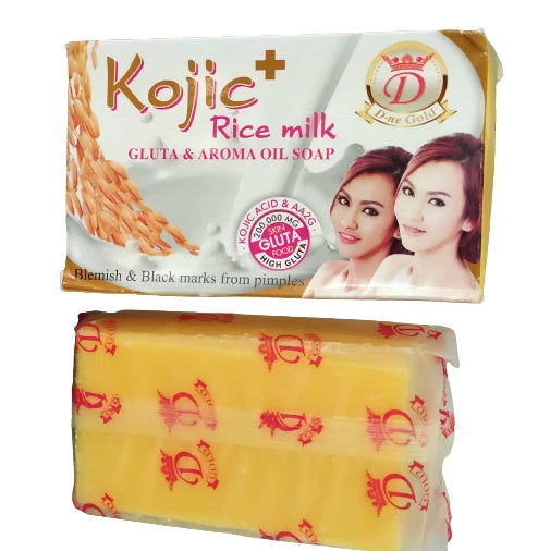 Kojic Rice Milk Gluta and Aroma Oil Lightening 7 Days Soap 160g | Shop at CC Hair & Beauty UK