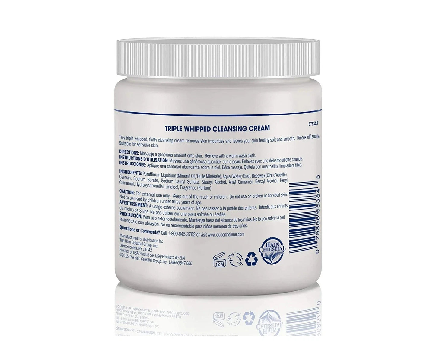 Queen Helene Triple Whipped Professional Cleansing Cream 15oz