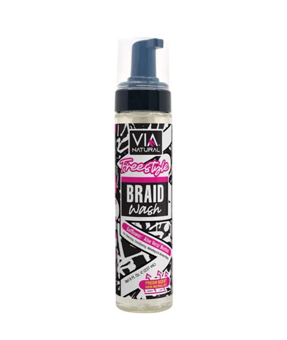 Via Natural Freestyle Braid Wash - 8Oz - Buy Online at CC Hair & Beauty UK