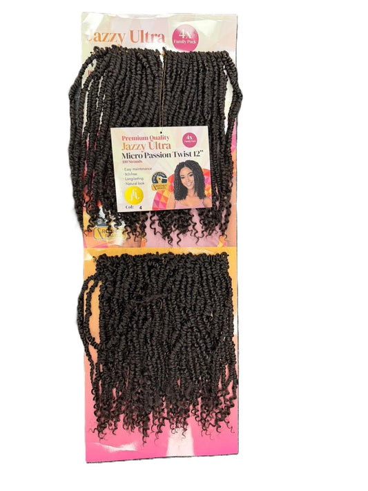 Jazzy Ultra Micro Passion Twist 12" -100 Strands