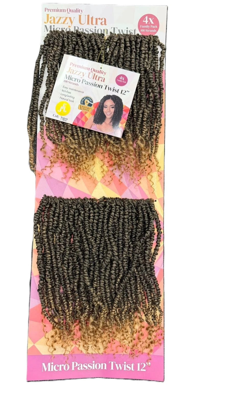 Jazzy Ultra Micro Passion Twist 12" -100 Strands