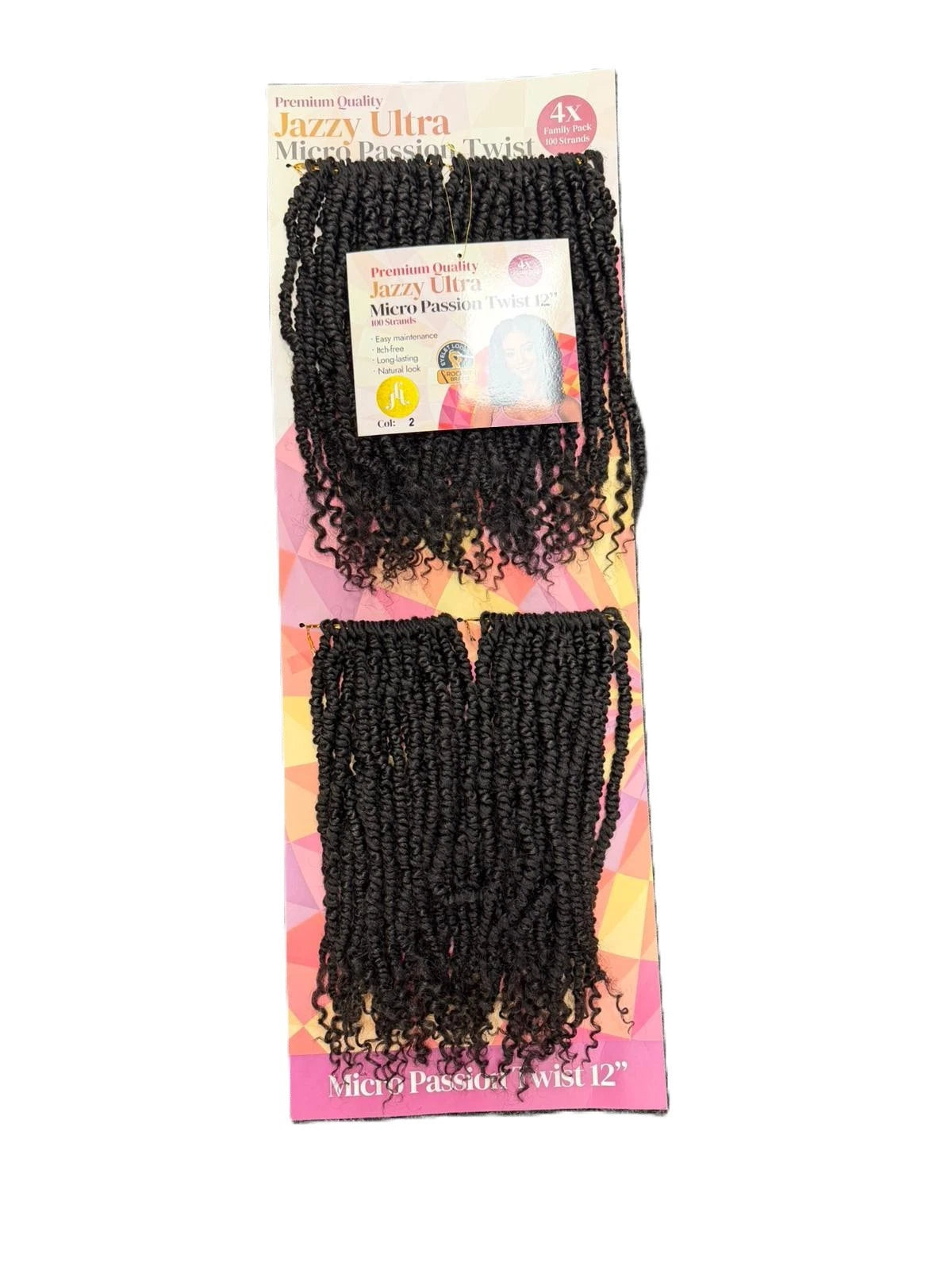 Jazzy Ultra Micro Passion Twist 12" -100 Strands
