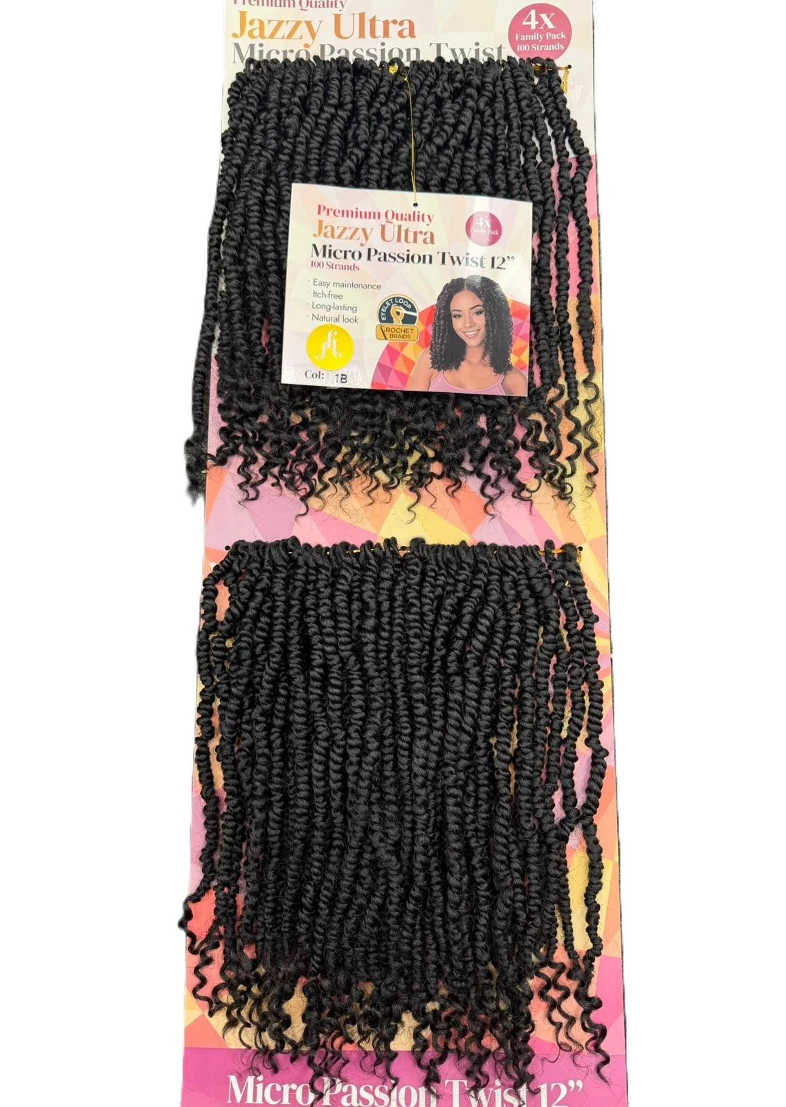 Jazzy Ultra Micro Passion Twist 12" -100 Strands