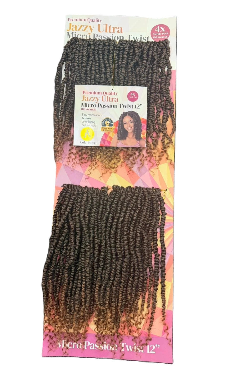 Jazzy Ultra Micro Passion Twist 12" -100 Strands
