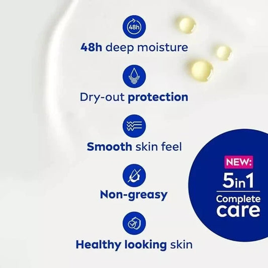 NIVEA Rich Nourishing Body Lotion 48h Intensive Moisture For Dry Skin 400ml