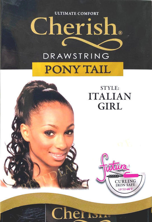 Cherish Drawstring Synthetic Ponytail - Italian Girl "