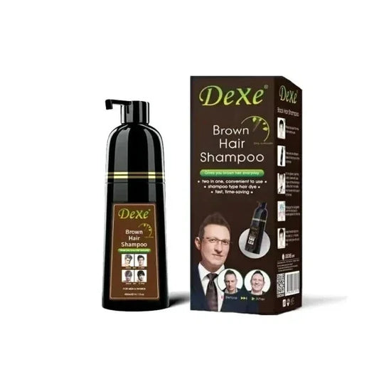 Dexe Brown Hair Dye Shampoo 400ml