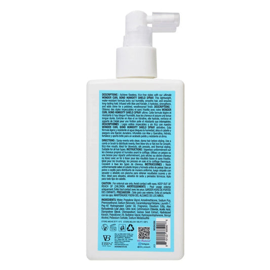 Ebin Wonder Curl Bond Humidity Shield Spray Sports Edition - product detail | CC Hair and Beauty Leeds