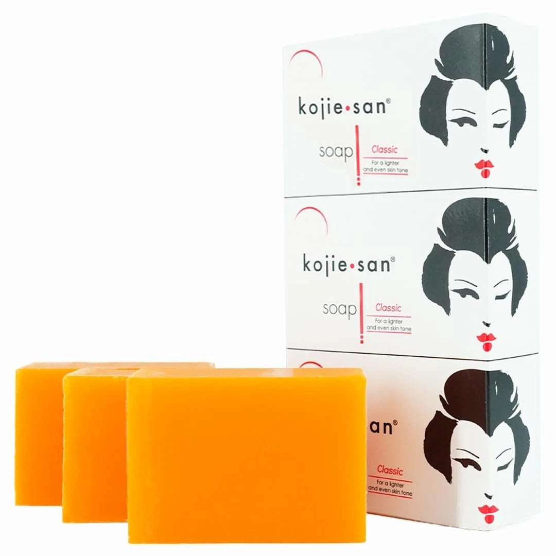 Kojie San Kojic Acid Skin Lightening Soap 3 Bars