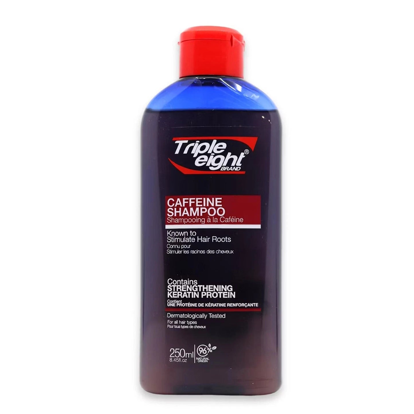 Triple Eight Caffeine & Keratin Protein Hair Growth Shampoo 250ml