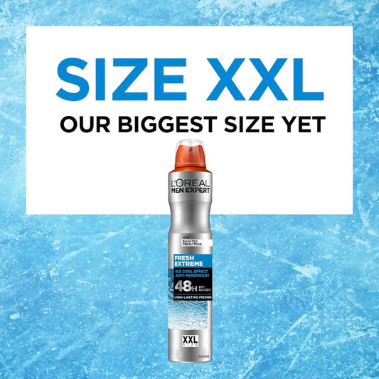 L'oreal Men Expert for Men Fresh Extreme 48H Deodurant Spray XXL -300ml