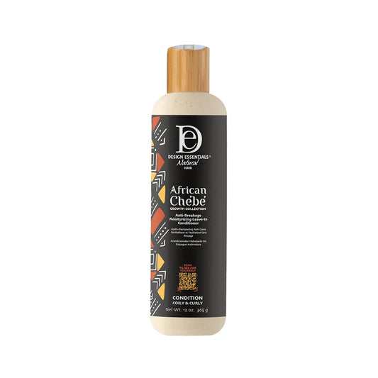 Design Essentials African Chébé Anti-Breakage Leave-In Conditioner 12oz bottle.