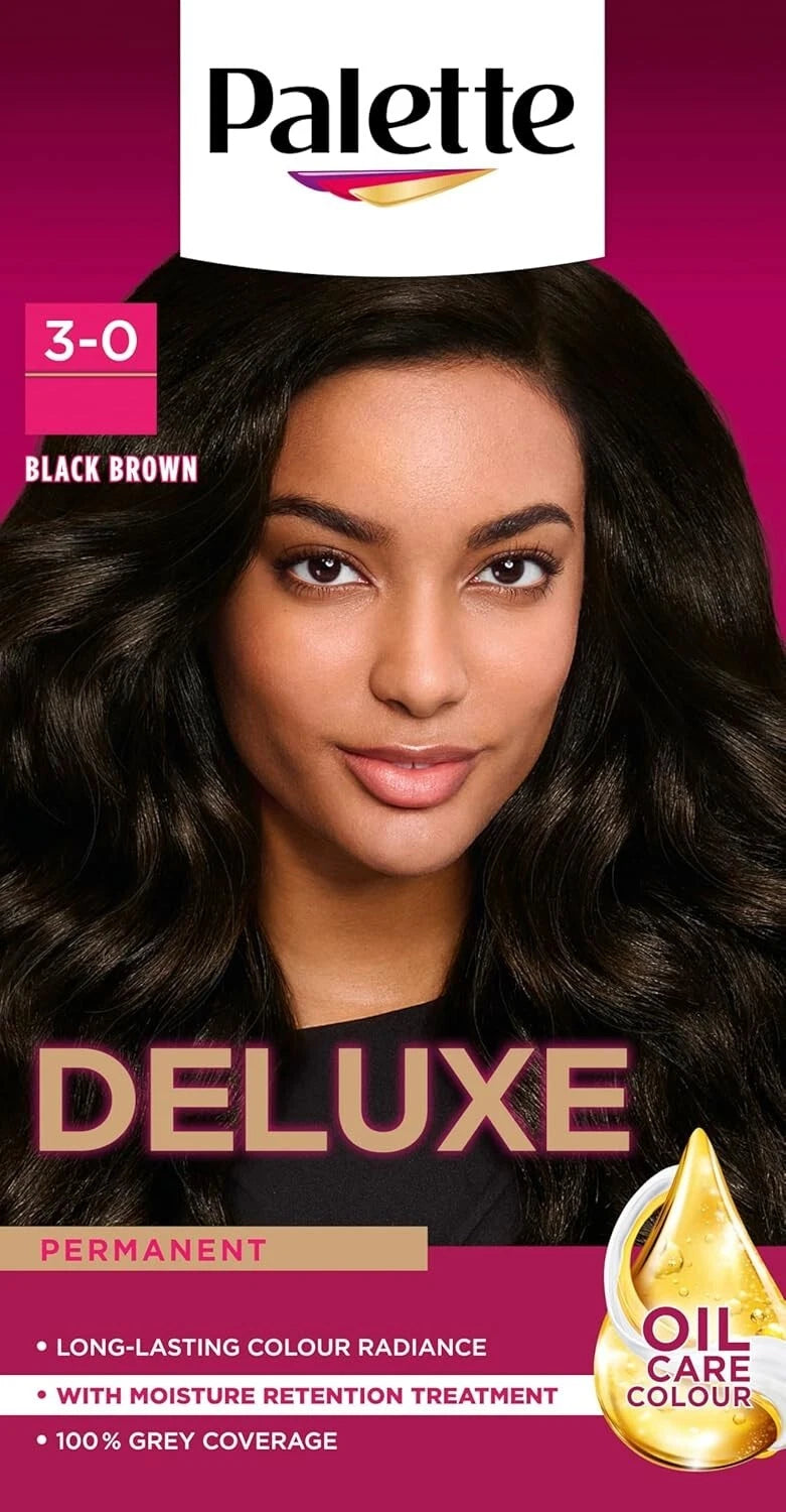 Palette Deluxe Creme Colouration Black Hair Dye