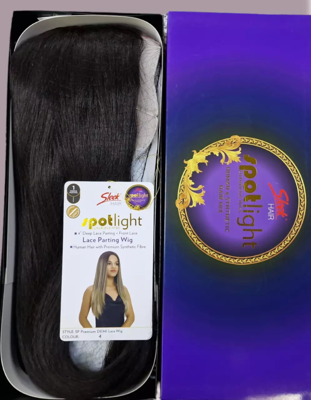 Sleek Spotlight Demi Blended Human Hair Lace Front Wig 25