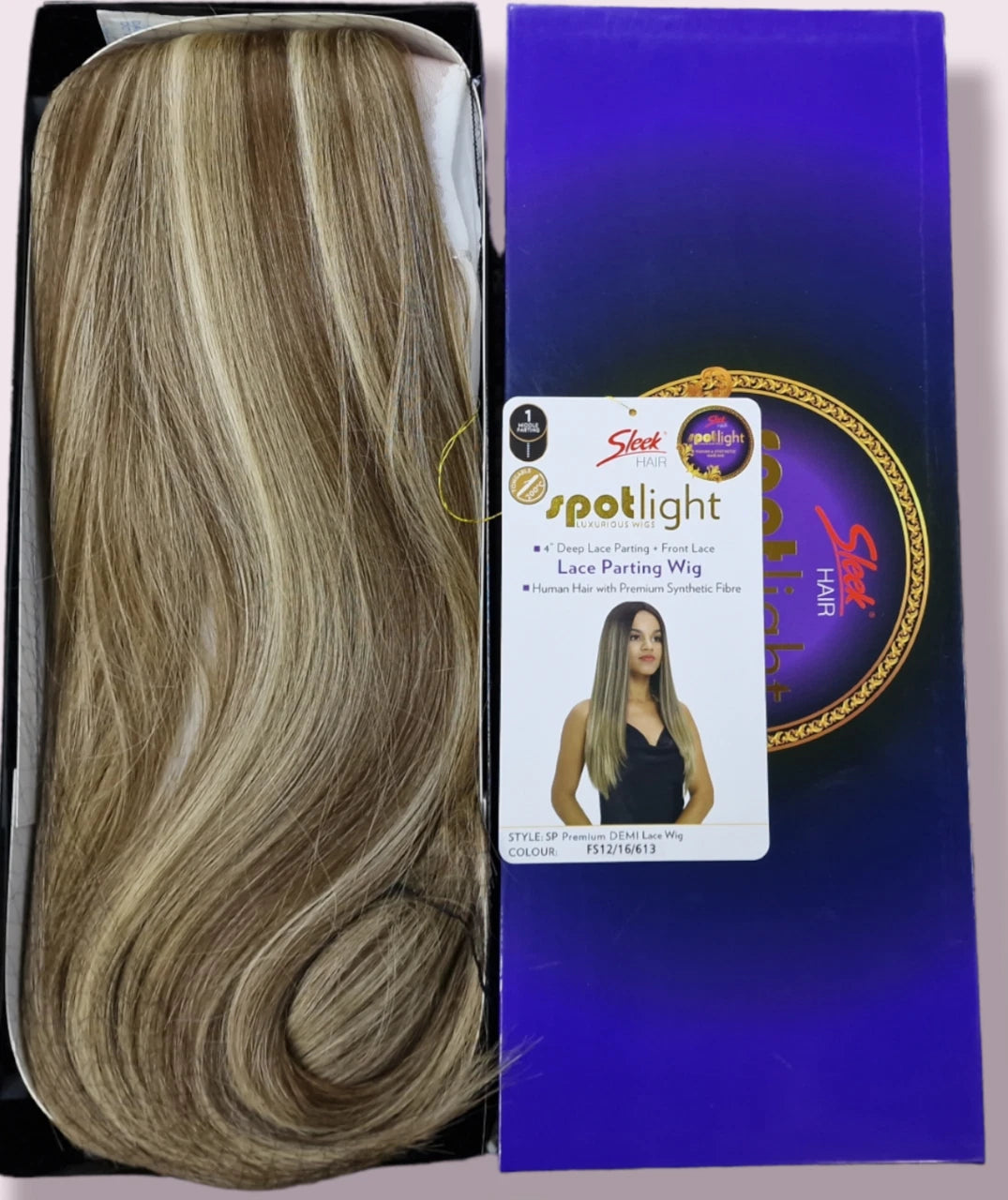 Sleek Spotlight Demi Blended Human Hair Lace Front Wig 25