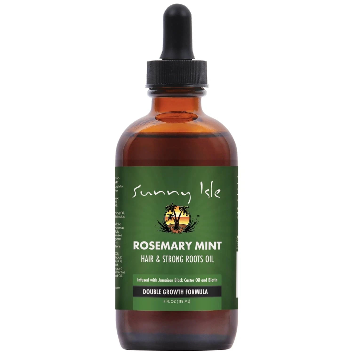 Sunny Isle Rosemary Mint Hair & Strong Roots Oil 3oz - product detail | CC Hair & Beauty
