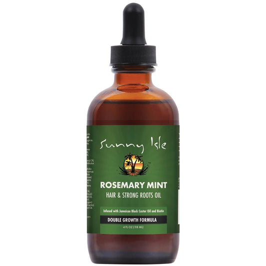 Sunny Isle Rosemary Mint Hair & Strong Roots Oil 3oz - product detail | CC Hair & Beauty