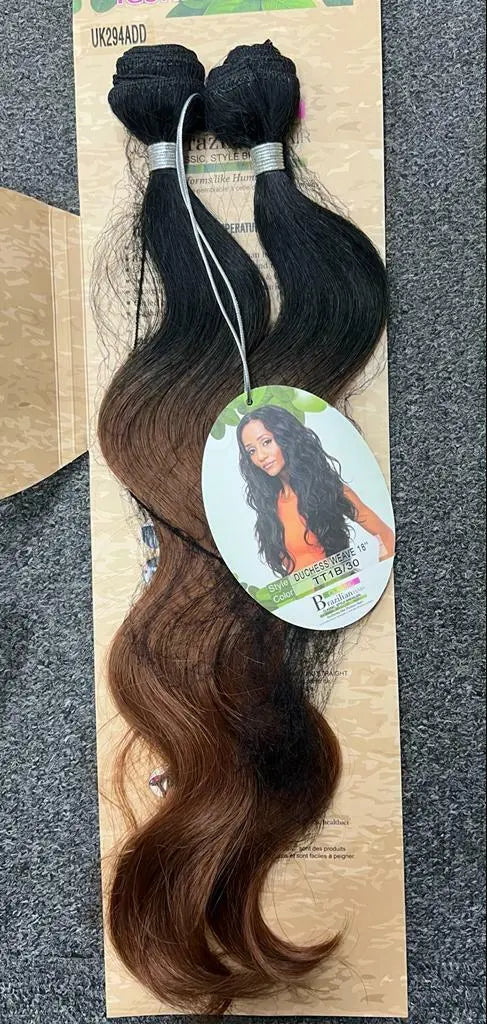 Sleek Fashion Idol 101 Duchess Weave Classic Brazilian Hair 18"