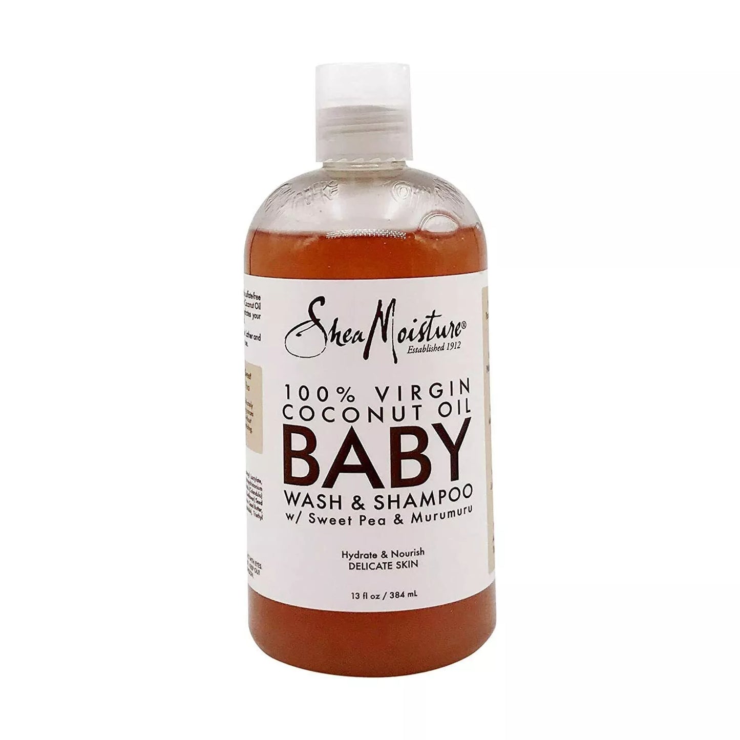 Shea Moisture 100% Virgin Coconut Oil Baby Wash and Shampoo 13oz