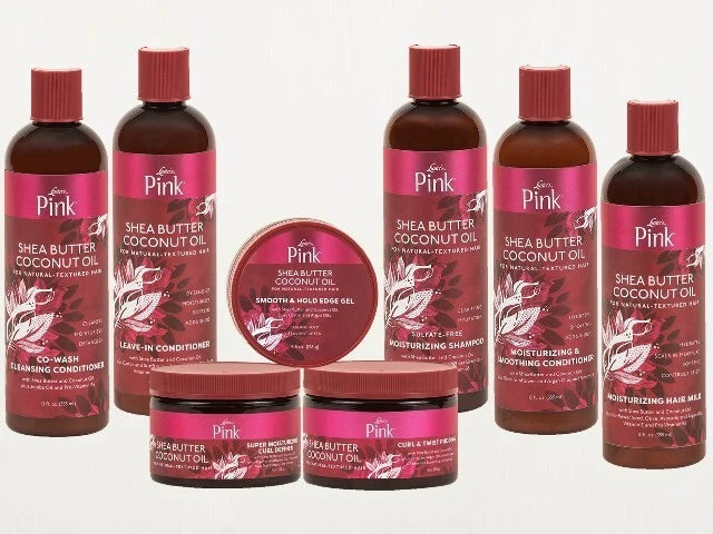 Luster's Pink Shea Butter Coconut Oil Curl Activator - back of pack | CC Hair and Beauty Leeds