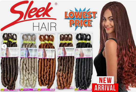 Sleek Fashion Idol French Curl Braids 28”