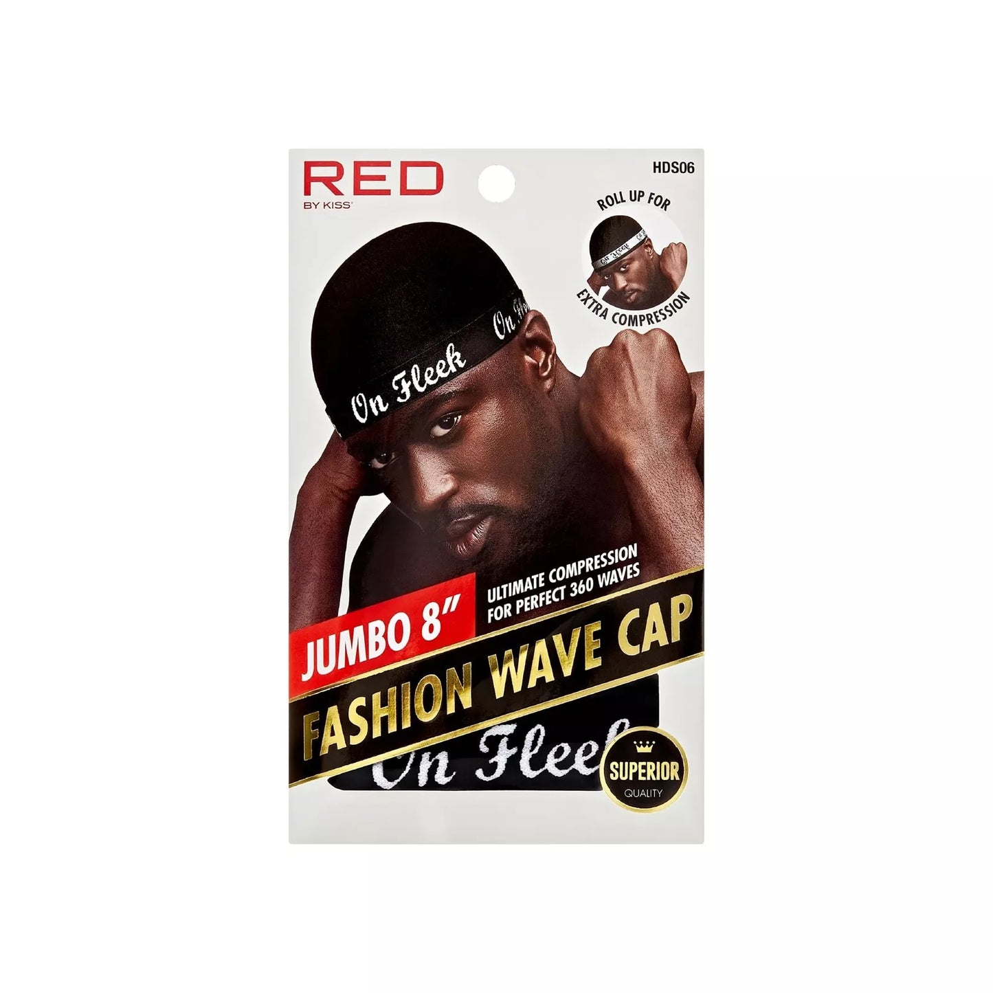 Red by Kiss Fashion Wave Cap Ultra-Stretch Fit Durable Elastic Band