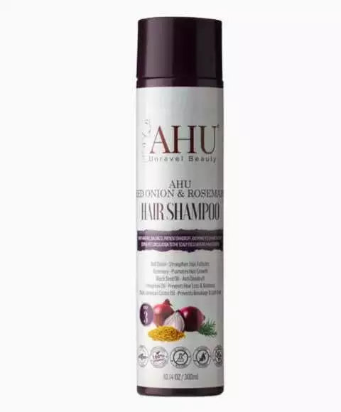 AHU Red Onion & Rosemary Hair Shampoo 300ml