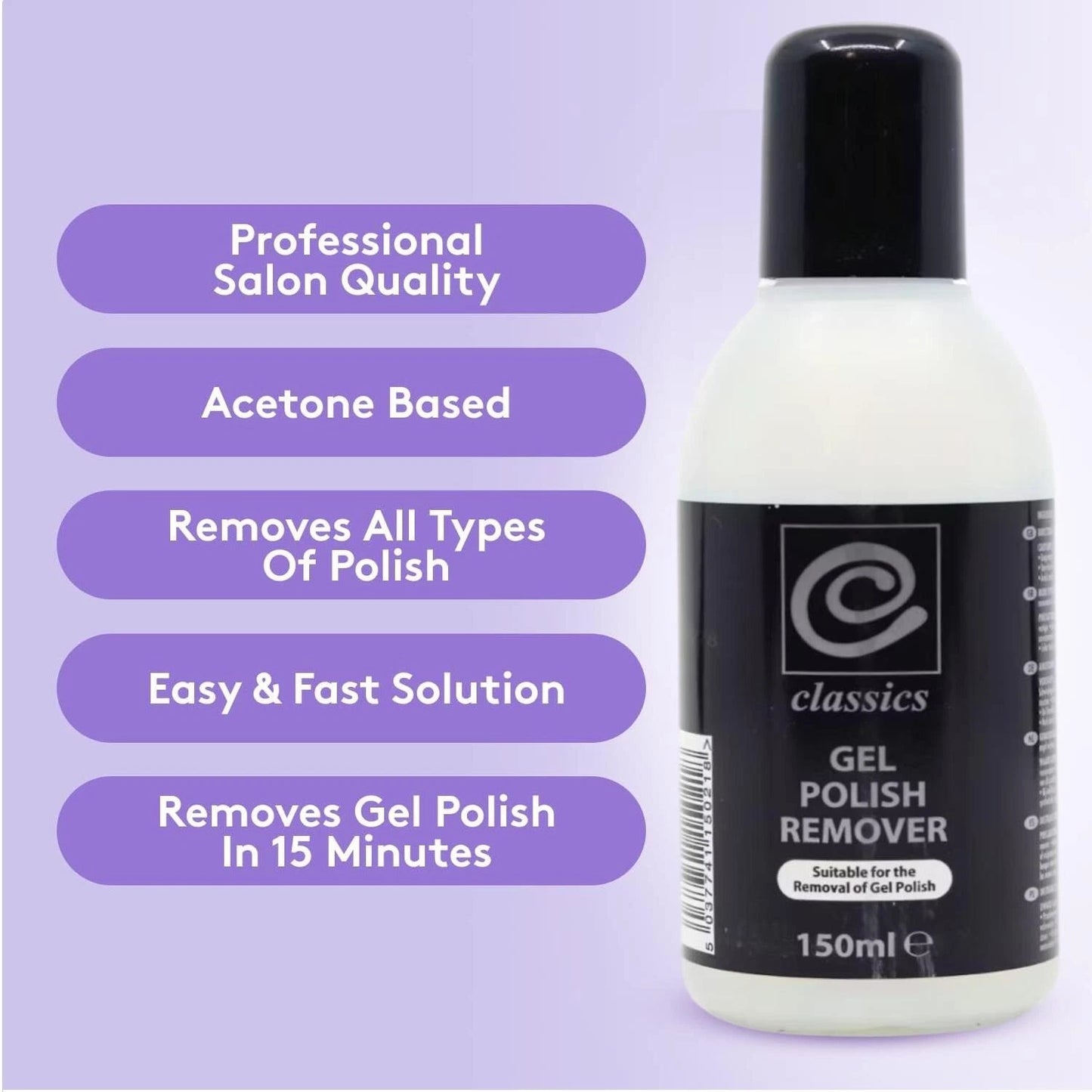 Classics Gel Polish Remover 150ml