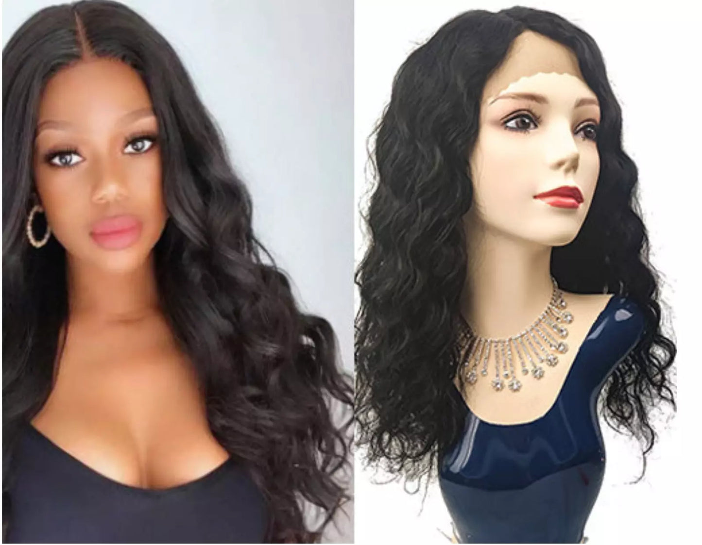 Wignus 100% Unprocessed Brazilian Swiss Lace Parting Wig - Sylvia Max