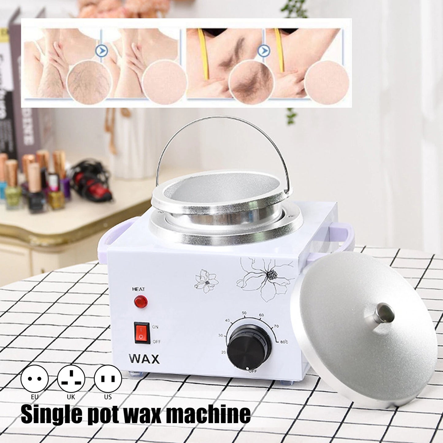 Walee Professional Wax Heater For Hair Removal Aluminum Wax Pot