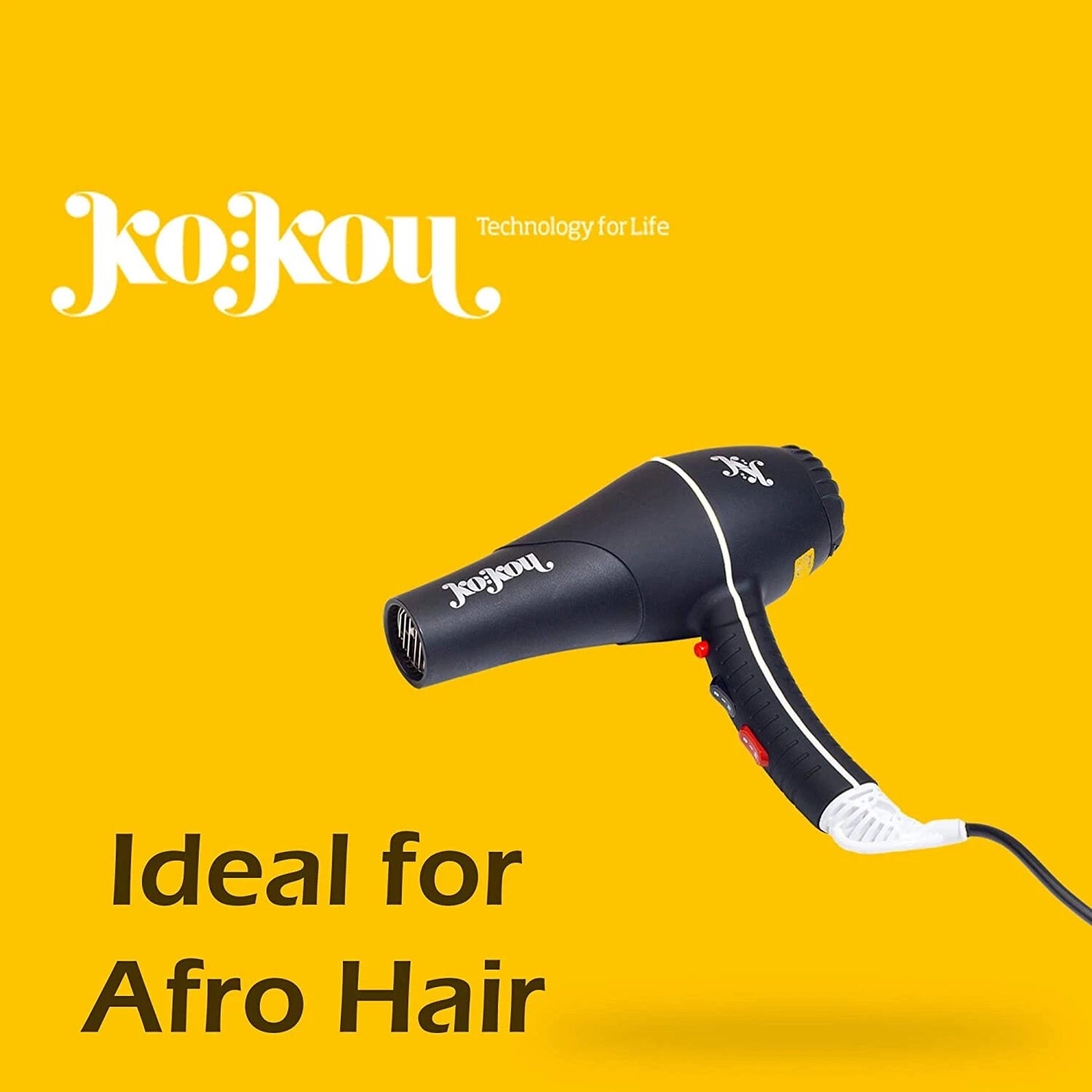 Kokou Ionic Turbo Professional Salon Hair Dryer Turbo 2000W Max