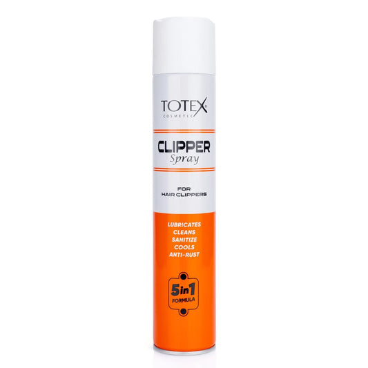 Totex Clipper Spray 5-in-1 Lubricates Cleans,Disinfects,Cools & Anti-Rust 400ml