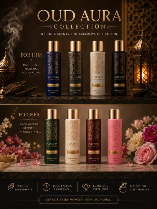 Oud Aura Arabian Scents EDP Body Spray 100ml