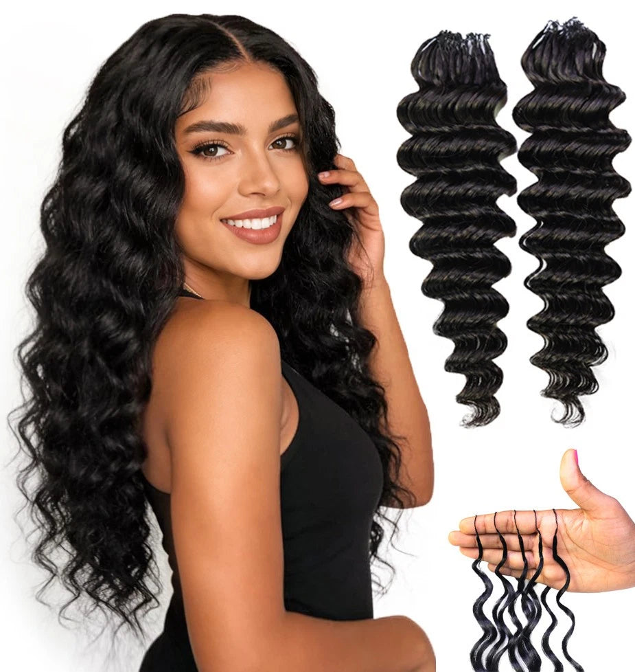 Kuknus Feather Crochet Human Hair MasterMix Deep Weave 20"