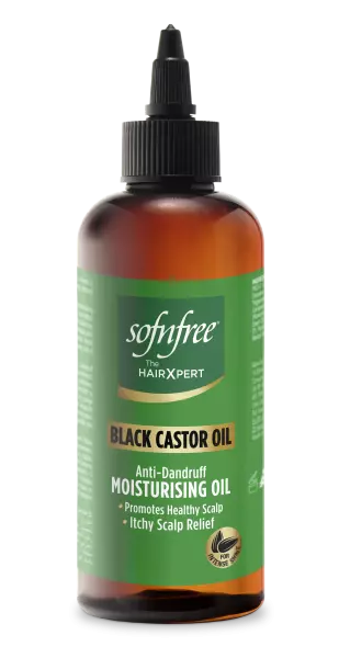 Sofnfree Black Castor Oil Anti-Dandruff Moisturising Oil 200ml