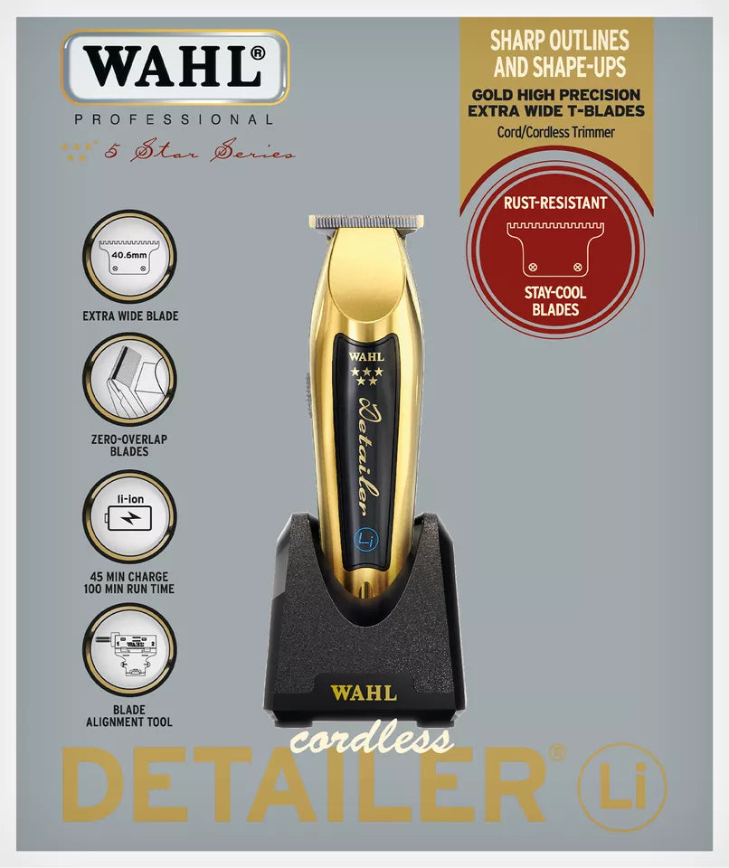 Wahl Gold Cordless Detailer Li Trimmer