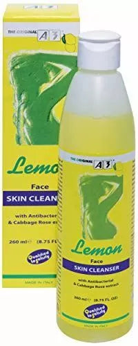 A3 Lemon Face Skin Cleanser With Antibacterial & Cabbage Rose Extract 260ml