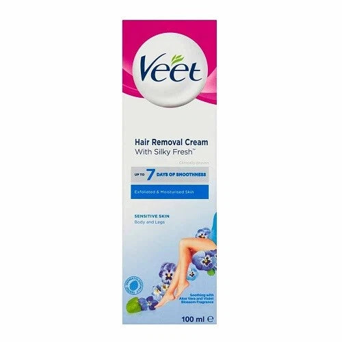 Veet Hair Remover Cream Sensitive Skin 100Ml | Shop at CC Hair & Beauty UK