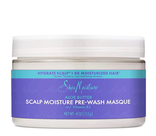 Shea Moisture Aloe Butter Scalp Moisture Pre-Wash Masque 4OZ | Shop at CC Hair & Beauty UK