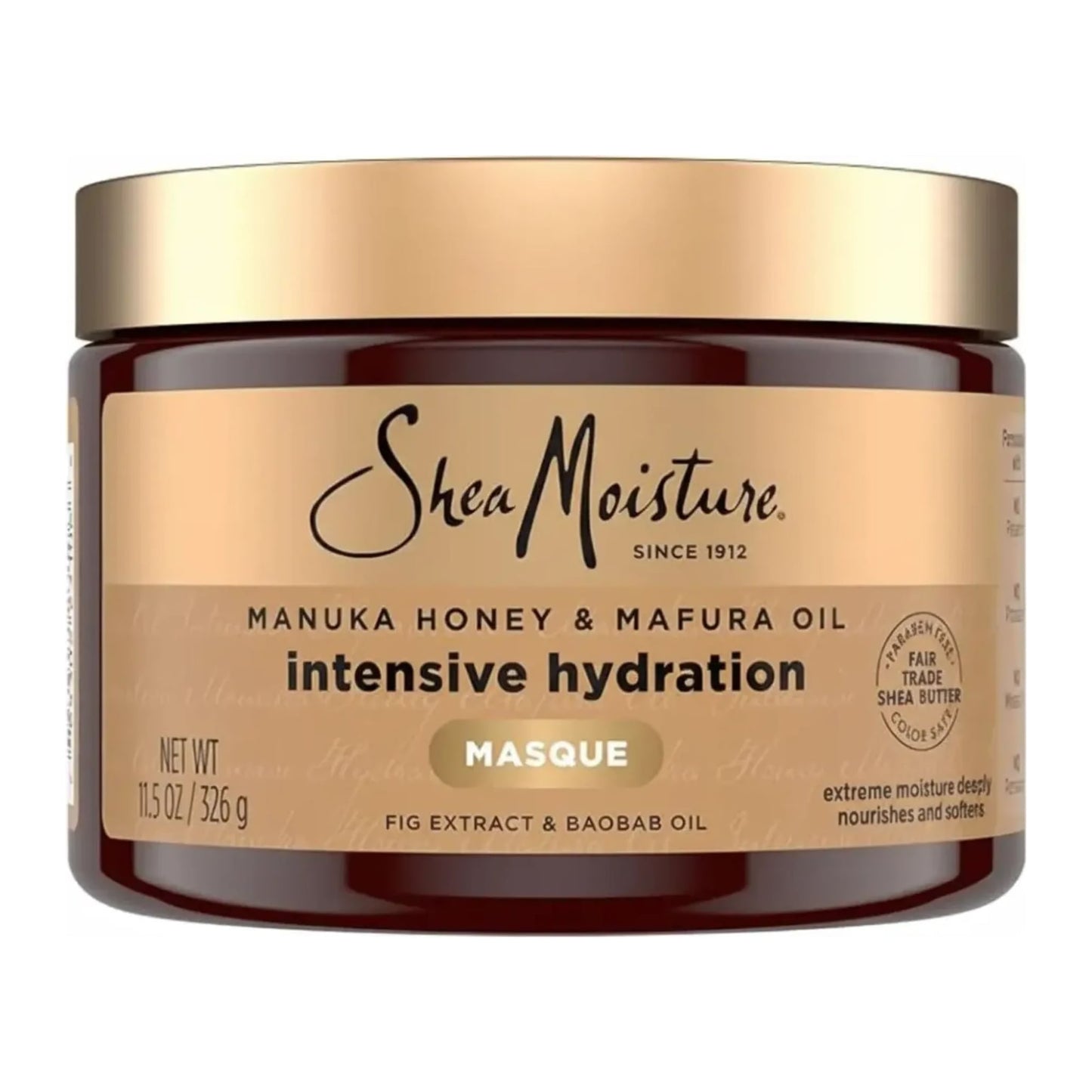 Shea Moisture Manuka Honey & Mafura Oil Intensive Hydration Masque 12oz tub