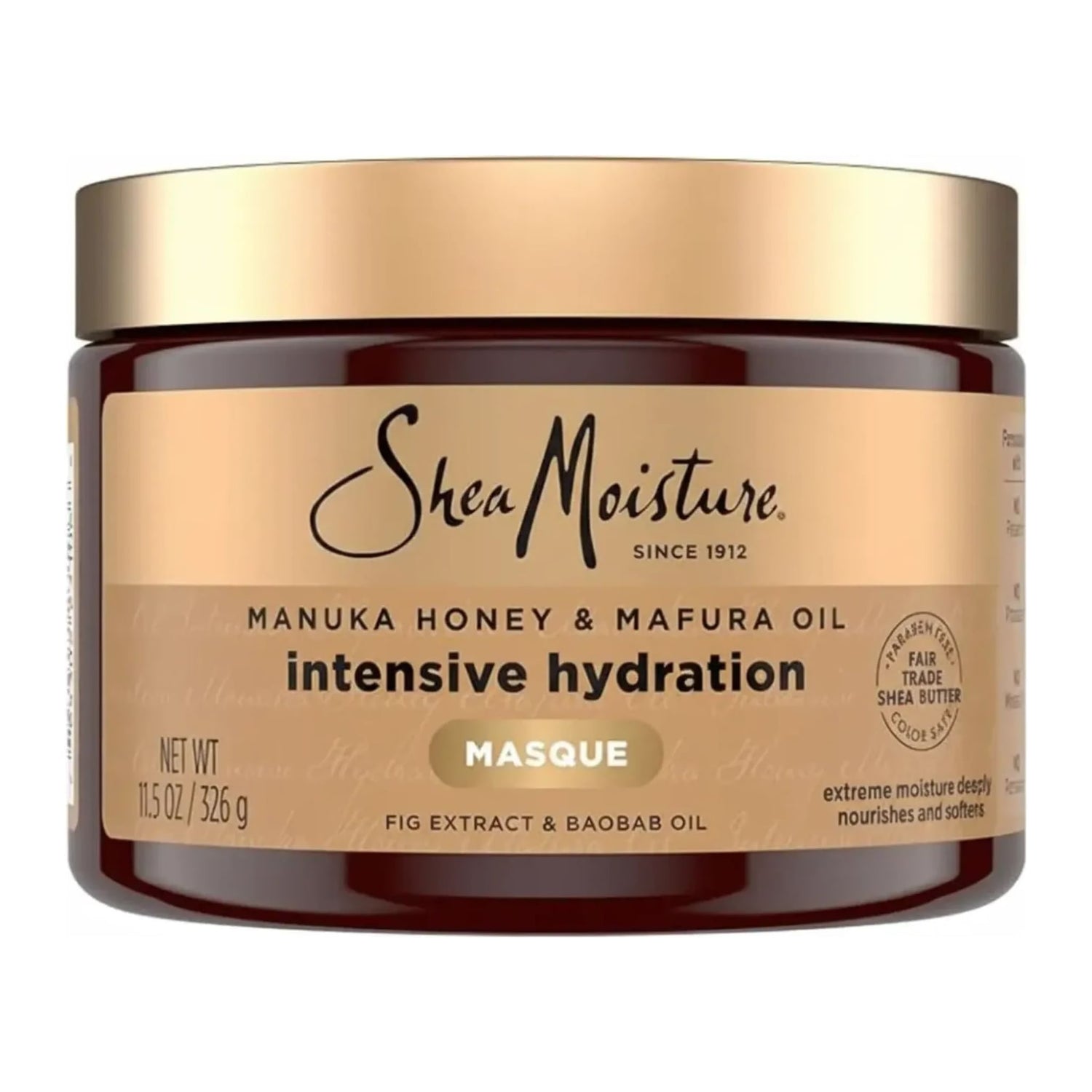 Shea Moisture Manuka Honey & Mafura Oil Intensive Hydration Masque 12oz tub