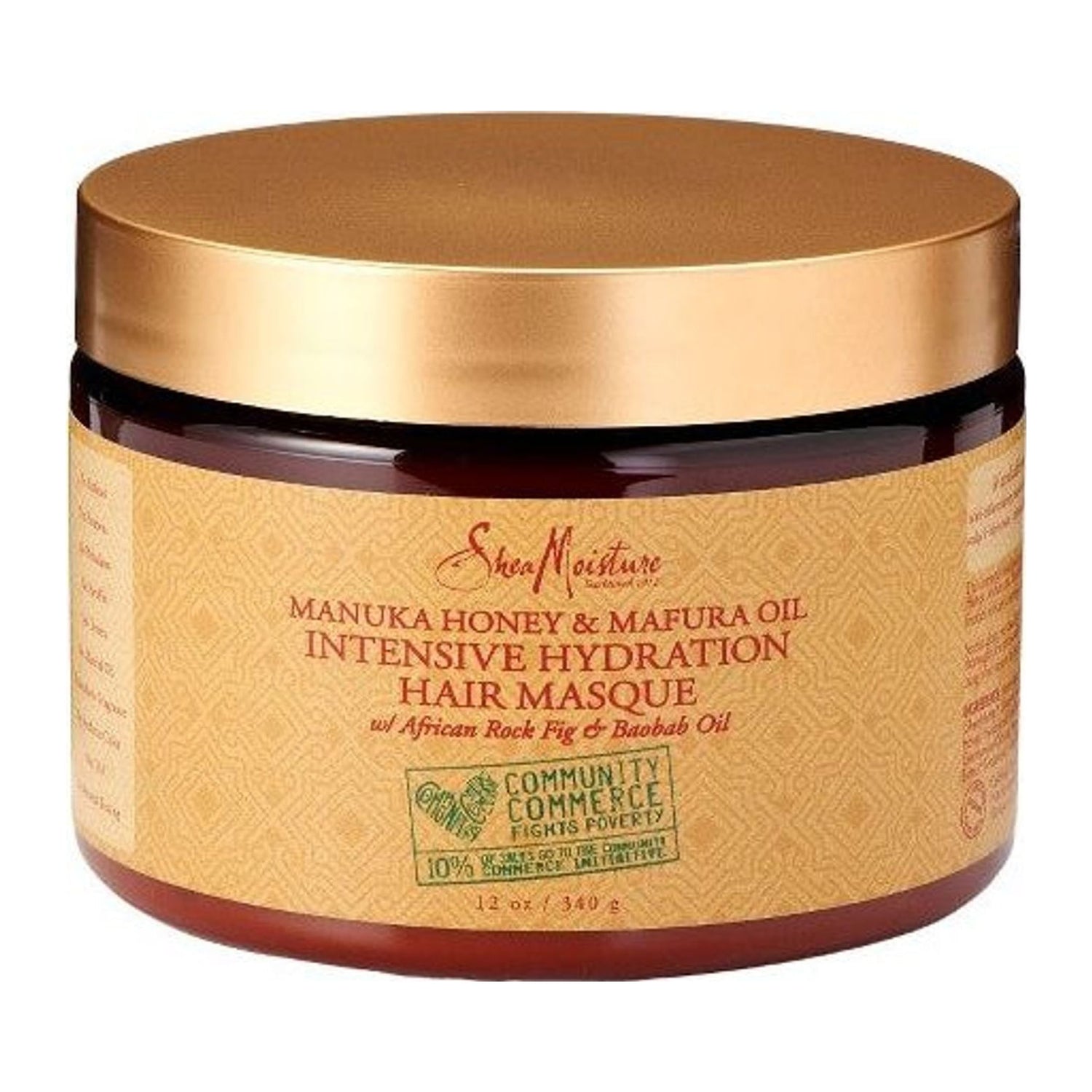 Shea Moisture Manuka Honey & Mafura Oil Intensive Hydration Masque 12oz tub