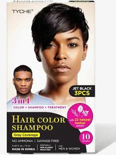 Nicka K Tyche Magic 3 In 1 Hair Color Shampoo - 0.40 oz 3pcs